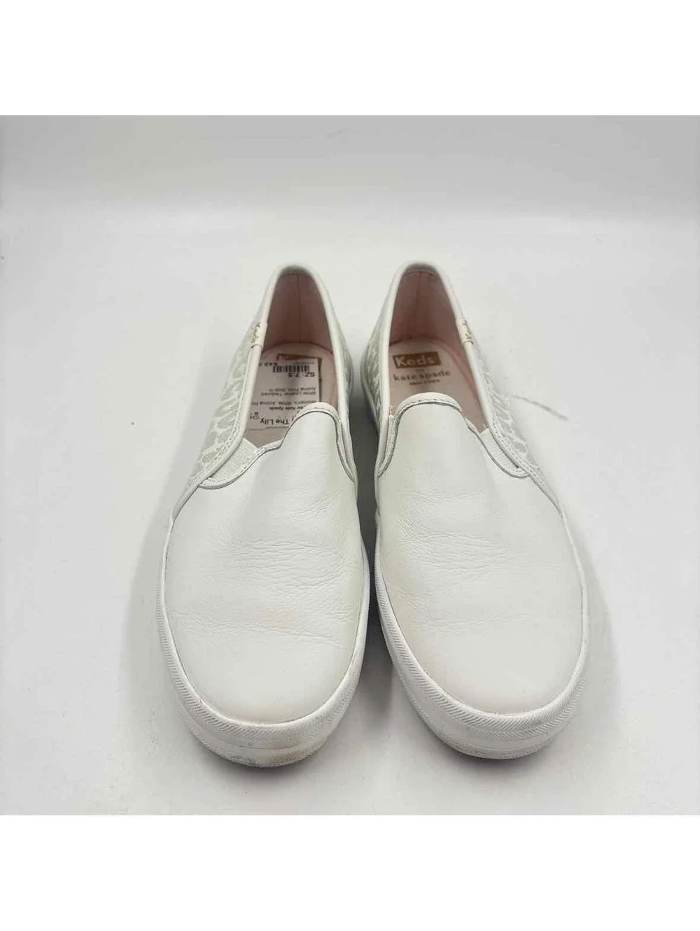 kate spade white leather